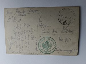 POSTCARD KOWEL, VOLYN, CEMETERY, PRE-WAR 1916, STAMPED