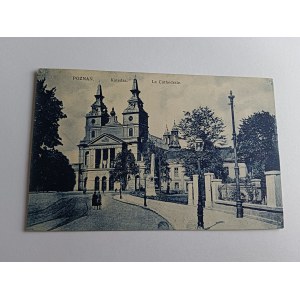 CARTOLINA CATTEDRALE DI POZNAŃ, ANTEGUERRA, FRANCOBOLLO, FRANCOBOLLO, 1929