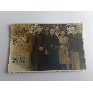 YURK PHOTO, GROUP OF PEOPLE, PRIEST, 1951