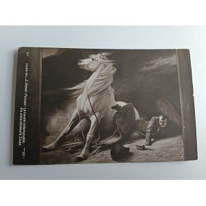 CARTE POSTALE PEINTURE NAPOLEON, CHEVAL, CHEVAUX, AVANT-GUERRE