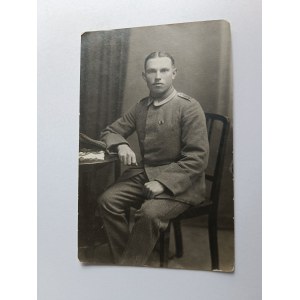 ZDJĘCIE ŻOLNIERZ WOJSKO PRZEDWOJENNE