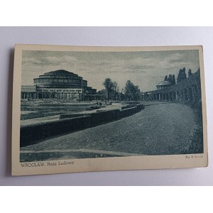 POSTCARD WROCŁAW, HALA LUDOWA