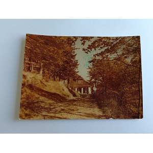 POCZTÓWKA PRL BESKID ŚLĄSKI SZYNDZIELNIA, PIECZĄTKA SCHRONISKO KLIMCZOK, CIENKI PAPIER