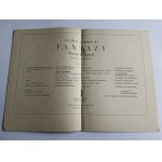 JULIUS SLOVAKIAN, FANTAZY, THEATRICAL IM. WANDA SIEMASZKOWA IN RZESZOW, THEATER PROGRAM 1972