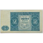 RP, 2 zloty 1946, BLUE RARE