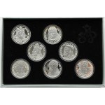 Treasury of the Polish Mint, Piasts set of 7 medals of silver