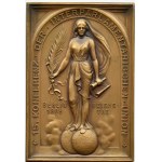 Germany, Wilhelm II, plaque commemorating the 15th Conference of the Inter-Parliamentary Union 1908, signed R. Otto