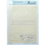 Share for 100 zloty Joint Stock Company "KRAJ", Machinery and Tool Factory in Kutno 1920, PMG 64 EPQ