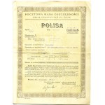 PKO policy in Poznań for 1,000 zlotys from 1934