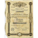 ZAWIERCIE, Society of Cotton Spinning, Weaving and Blechery Plants, Issue IV, 6000 marks 1923