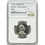 Germany, Prussia, Wilhelm II in uniform, 2 marks 1913 A, Berlin, NGC PF64
