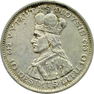 Litwa, ks. Witold, 10 litów 1936, Kowno