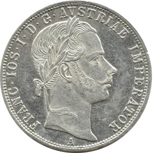 Austria, Franz Joseph I, florin 1860 A, Vienna (10)