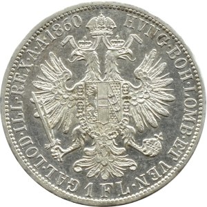 Austria, Franz Joseph I, florin 1860 A, Vienna (10)