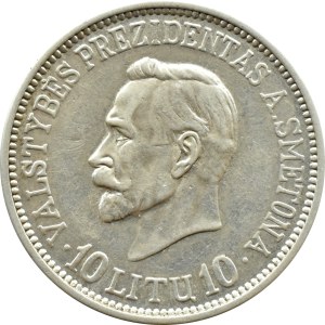 Lithuania, President Smetona, 10 litas 1938, Kaunas (42)