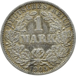Germany, Empire, 1 mark 1905 A, Berlin (53)