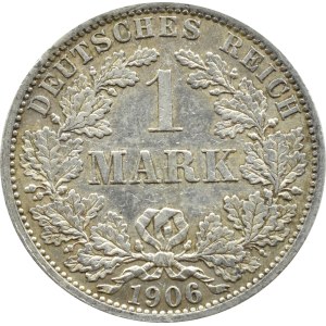 Germany, Empire, 1 mark 1906 A, Berlin (54)