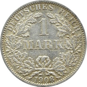 Germany, Empire, 1 mark 1908 A, Berlin (56)