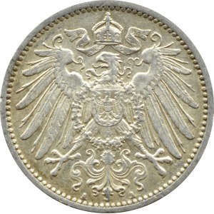 Germany, Empire, 1 mark 1908 A, Berlin (56)