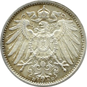Germany, Empire, 1 mark 1915 D, Munich, UNC (66)