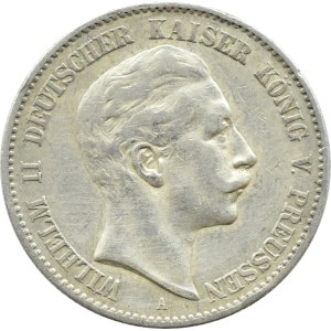 Germany, Prussia, Wilhelm II, 2 marks 1899 A, Berlin (70)