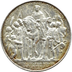 Germany, Prussia, Wilhelm II, Battle of Leipzig, 2 marks 1913 A, Berlin (84)