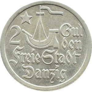 Freie Stadt Danzig, Koga, 2 florins 1923, Utrecht BEAUTÉ