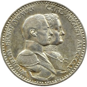 Niemcy, Saksonia-Weimar-Eisenach, 3 marki 1915, Berlin