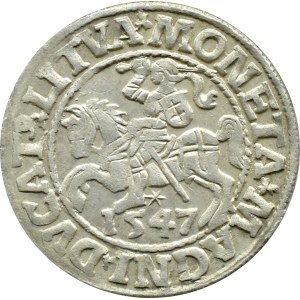 Sigismund II Augustus, half-penny 1547 LITVA/LI, Vilnius