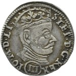 Stefan Batory, trojak 1580, Vilnius, NOMINAL UNDER THE POPE