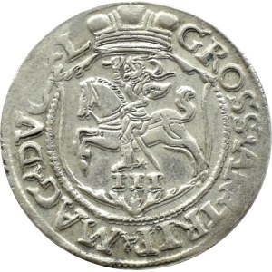 Zygmunt II August, trojak 1564 L/L, Wilno
