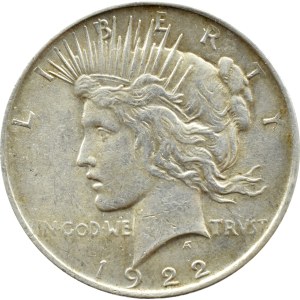 USA, Peace, 1 dolar 1922, Filadelfia (111)