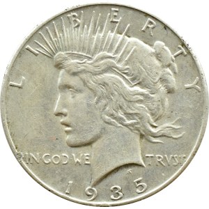 USA, Peace, $1 1935, Philadelphia (117)