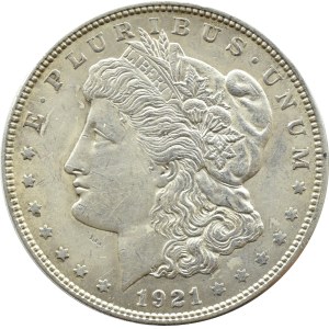 USA, Morgana, Dollar 1921, Philadelphia, BEAUTIFUL (132)