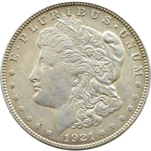 USA, Morgana, Dollar 1921, Philadelphia, BEAUTIFUL (133)