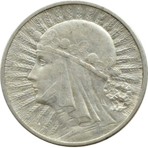 II RP, Head of a Woman 2 zlote 1933, Warsaw (156)