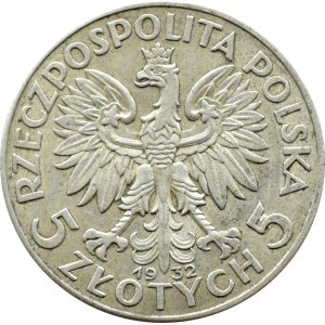II RP, Testa di donna, 5 oro 1932, Londra (162)