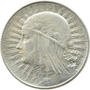 II RP, Head of a Woman, 5 zlotys 1933, Warsaw (163)