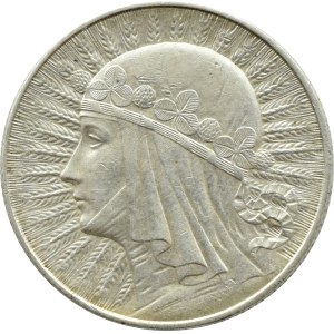 II RP, Głowa Kobiety, 5 złotych 1934, Warszawa (166)