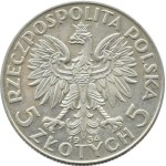 II RP, Tête de femme, 5 zloty 1934, Varsovie (168)