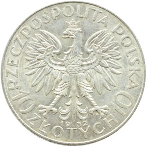 II RP, Head of a Woman, 10 zlotych 1932, Warsaw (178)