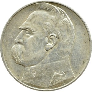 II RP, Józef Piłsudski, 10 zlotych 1938, Warsaw, RARE (207)