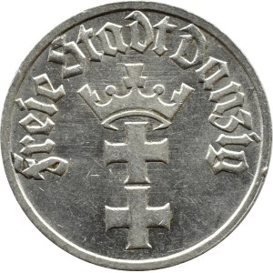 Wolne Miasto Gdańsk, 1/2 guldena 1932, Berlin, Piękne!