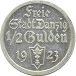 Freie Stadt Danzig, Koga, 1/2 florin 1923, Utrecht