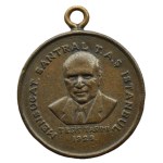 Turkey, miniature medal for 25 years of textile industry 1928-1954, Istanbul