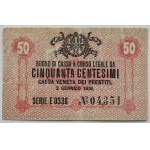 Italien, 50 centesimo 1918, Serie E 0336