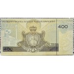 PWPW, one-sided 400 zloty 1996 Zygmunt III Waza, AB series, UNC