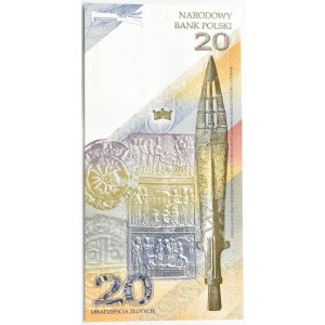 Third Republic, 20 zlotys 2025, 1000th Anniversary of the Coronation of Boleslaw the Brave, UNC