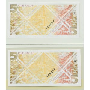 PWPW, Autumn 5 - set of 2 banknotes forming a whole in an album, UNC