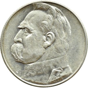 II RP, Józef Piłsudski, 5 zlotys 1934, Warsaw, UNC
